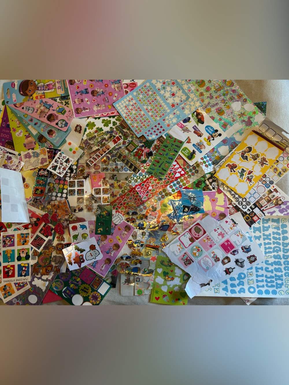 Large lot of stickers